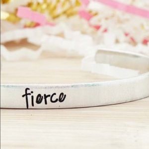 Silvertone ‘Fierce’ Adjustable Cuff